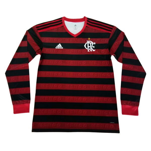 Camiseta Flamengo Primera ML 2019-2020 Rojo